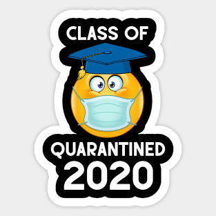 Funny Class Of 2020 Graduating Class In Quarantine School Sticker